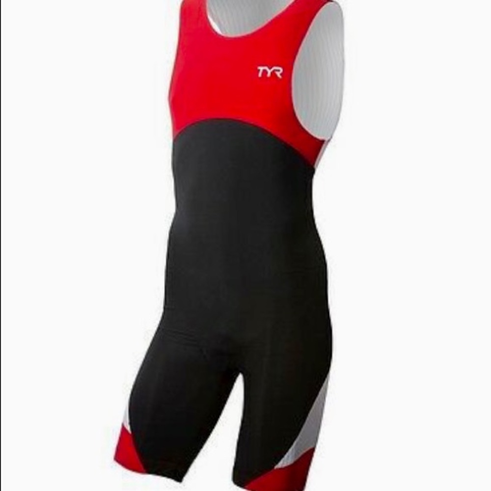 Men’s TYR Backzip carbon back short john with pad